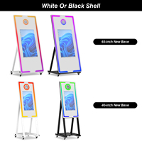 Miroir Magique Portable avec Caméra Intégrée, Impression Instantanée, Compatible Smartphones, iPad, Appareils Photo Reflex – Cabine Photo en Alliage Métallique Wi-Fi, Meilleure Vente