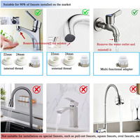 Purificador de Agua para Grifo con Certificación NSF, Reduce el Mal Sabor, Dispositivo de Filtración de Agua para Grifo Doméstico