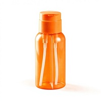 Bouteille de soin de la peau à double compartiment gauche-droite de 600 ml (300 ml + 300 ml) pour lotion et shampoing, avec double pompe, impression sérigraphique personnalisée, en PET