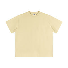 Venta al por mayor 345gsm camiseta en blanco personalizado 100% algodón camiseta Impresión logotipo para hombres camisetas lisas impresas blanco negro camiseta - Product Image 5