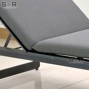 Tumbona Plegable de Aluminio Portátil de Diseño Moderno, Resistente a los Rayos UV, Ecológica, para Hotel, Parque, Playa, con Cojines - Product Image 5