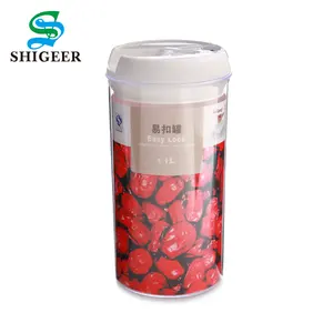 Kitchen Use Portable 1.1L Plastic Vacuum Dry Food Storage Container Box For Sale