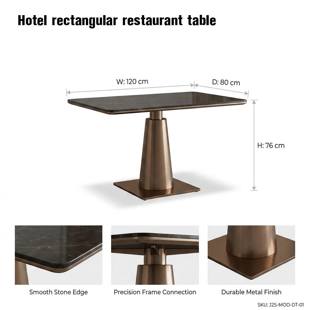 Mesa larga de 120*80CM
