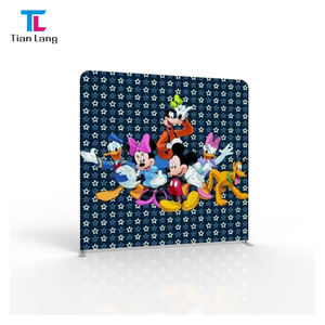 TianLang Best Selling Tension Fabric Wedding Display Stand Backdrop for <b>Photo</b> Booth Advertising - Product Image 5