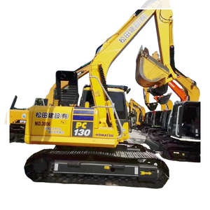Pequeñas excavadoras usadas de alta calidad Komatsu PC130 PC130-7 PC130-8, excavadoras agrícolas de orugas de 13 toneladas en venta - Product Image 1