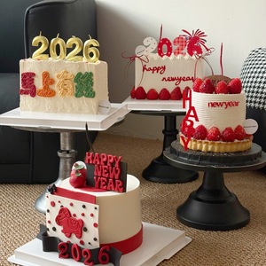 Vela digital acrílica con diseño de miel y dulzura, decoración roja para el Año Nuevo y el Festival de Primavera - Product Image 2