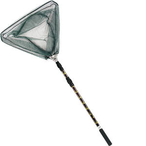 ตาข่ายดักปลาอลูมิเนียมอัลลอยด์รูปสามเหลี่ยม 1.7 1.9 2.1 ม. ตาข่ายดักปลาแบบพับได้ชุดคันเบ็ดแบบพกพาน้ำหนักเบา - Product Image 2