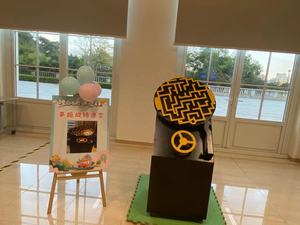 Puzzle drôle en métal durable boule de réaction de gravité <span class=keywords><strong>jeu</strong></span> de labyrinthe de piste 3D pour jouet de poussoir de pièce de monnaie pour stand de carnaval de parc d'attractions - Product Image 3