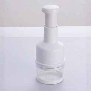 Multi Functional Vegetable Chopper Hand Operated Garlic Press Kitchen Tool White - Product Image 3