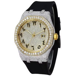 Relojes de Lujo de Diseño en Acero Inoxidable con Zafiro, Movimiento Mecánico Automático, con Incrustaciones de Moissanita, Resistencia al Agua 5BAR, Día/ Fecha - Product Image 3