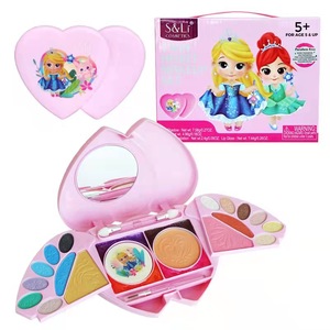 2025 Beauty Kit Trucco Moderno a Forma di Cuore in Plastica Multicolore Senza Ingredienti Nocivi per Giochi di Ruolo delle Bambine - Product Image 1