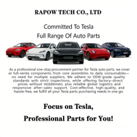 Nouvel ensemble de phares avant à LED RAPOW pour Tesla Model 3, kit de remplacement et de modernisation, 4000 Lm 5500k, OE 1077375-00 1077372-10-I