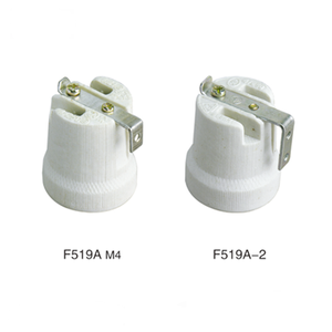 CE ROHS <span class=keywords><strong>portalampada</strong></span> e27 in ceramica con fissaggio in metallo F519 E27 <span class=keywords><strong>portalampada</strong></span> in porcellana con <span class=keywords><strong>staffa</strong></span> - Product Image 5