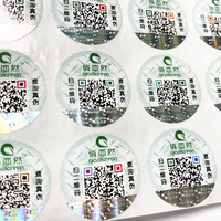 Impression d'étiquettes de sécurité holographiques personnalisées, adhésives, anti-contrefaçon, anti-effraction, avec logo, étanches, à effet laser