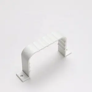 Free sample decorative bracket pvc eaves for plastics rainwater gutters downspout system bracket