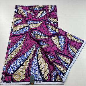 2026 Yeni Baskı Kumaş Yüksek Kalite Gerçek Balmumu Garantili Afrika Kumaşı Hollanda Pagne Elbise %100 Pamuk 6 Yard - Product Image 6