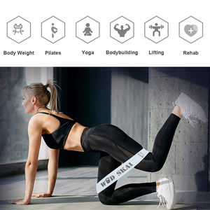 Logo personalizzato cerchio dell'anca resistenza <span class=keywords><strong>Booty</strong></span> Trainer aerei bande di allenamento Fitness per l'allenamento della forza - Product Image 5