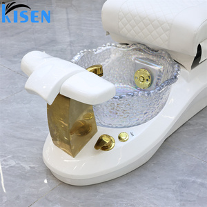 <span class=keywords><strong>Fauteuil</strong></span> de pédicure spa sans plomberie KISEN en fibre de verre, pour techniciennes d'onglerie, avec bain de pieds, sans installation de plomberie, pour salon de manucure - Product Image 5