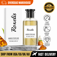 Parfum unisexe boisé ambré chaud 50 ml, longue tenue, parfum doux, boîte cadeau blanche minimaliste, livraison rapide en 3-5 jours à l'étranger
