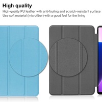 Étui de tablette résistant aux chocs en PU et PC pour Lenovo Tab M10 5G 2023 10,6 pouces avec doublure en microfibre