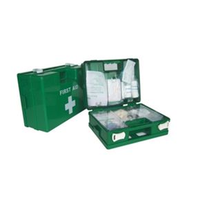 <span class=keywords><strong>10</strong></span> personnes bureau mural trousse de premiers soins boîte étui trousse de premiers soins 5 personnes fournitures d'urgence support étui rigide vert - Product Image 5