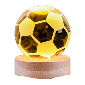 Glowing Planetary Football <strong>Basketball</strong> Crystal Ball Night Lights USB Power Warm/RGB <strong>Bedside</strong> Light Christmas Kid Gift Night <strong>Lamp</strong> - Product Image 2