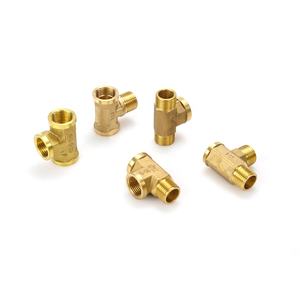 Yüksek kaliteli erkek redüktör Tee pirinç boru bağlantı parçası çin fabrika doğrudan üretici pirinç boru bağlantı parçası boru bağlantı parçaları - Product Image 3