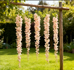 زهور اصطناعية واقعية على شكل إكليل - ديكور منزلي بلاستيكي بلمسة طبيعية للمطاعم والرفوف وديكور الحفلات - Product Image 4