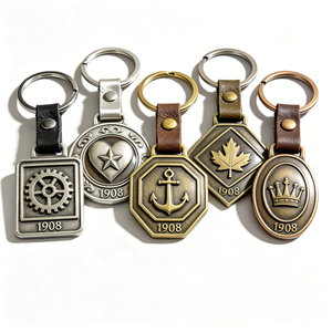 Porte-clés en métal <span class=keywords><strong>Cannes</strong></span>, vente en gros d'usine, nouveaux porte-clés créatifs en métal, populaires - Product Image 6