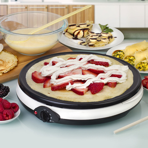 Crêpière électrique portable antiadhésive de <span class=keywords><strong>30</strong></span> <span class=keywords><strong>cm</strong></span> avec contrôle de la température et voyant LED pour usage domestique et hôtelier - Product Image 4