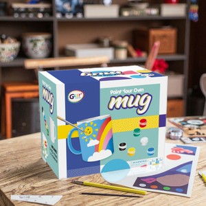 Gift Painting Mug Art Kit with Mugs Paints and Brushes for Drawing Toys Set by <strong>Yourself</strong> - Product Image 1