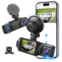 Caméra de tableau de bord 4K IMX 335, enregistreur vidéo, caméra de recul 2K SATRVIS IMX 307 à 6 objectifs, 4G, modèle 2025, vente chaude