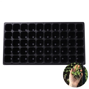 Plateau de plantes de graines noires, 200 cellules, prix d'usine, plateau de graines de fraises <span class=keywords><strong>pour</strong></span> pépinière - Product Image 1