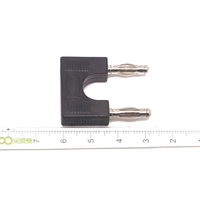 Lanterne de court-circuit de connexion 4mm Fiche banane Cuivre nickelé Fiche de connexion 4mm à 4mm