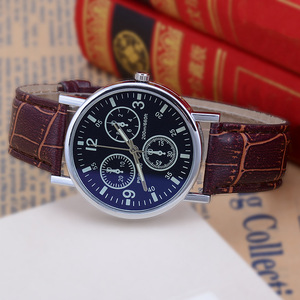 Reloj de cuarzo para hombre Reloj con correa de cristal con luz azul Reloj para hombre al por mayor - Product Image 2