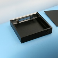 Boîtier en aluminium pour préamplificateur de puissance, 50mm, boîtier 6061 en aluminium, châssis 320, amplificateur Audio personnalisé, fourniture d'usine BZ3207G