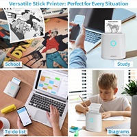 Mini-imprimante d'étiquettes thermique portable sans fil Q2 pour journal de voyage, batterie 1000 mAh