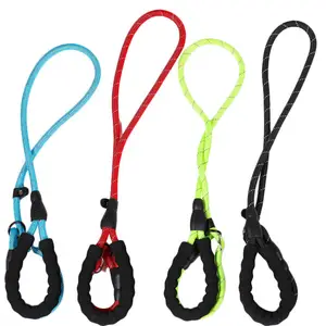 Newly Designed Nylon Interactive Training Automatically Tightenable Retractable Reflex Pet P Chain Lead Rope