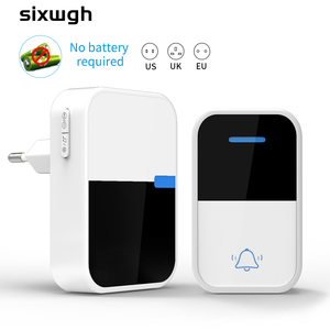 433MHz <strong>Wireless</strong> <strong>Doorbell</strong> Smart Home Self Powered Door Bell Outdoor Waterproof Button 38 Music Melodies Long Receiving Distance - Product Image 2