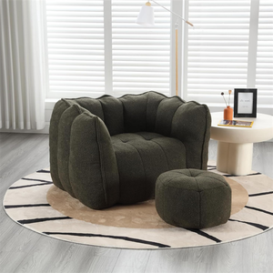 <span class=keywords><strong>Fauteuil</strong></span> pouf géant confortable à prix abordable, chaise de sol en forme de citrouille, canapé paresseux pour salle de jeux - Product Image 1