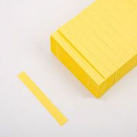 Étiquette de marquage préimprimée personnalisée étiquette étanche de l'eau de nettoyage à sec étiquette de papier résistant au lavage numéro de signe étiquette de papier de blanchisserie