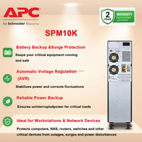 SPM10K 10kVA/10kW Onduleur monophasé en ligne avec batterie intégrée pour serveurs, équipements réseau et systèmes industriels