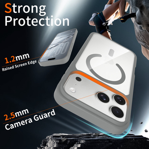 Funda Transparente para Teléfono Móvil, <span class=keywords><strong>Precio</strong></span> de Fábrica, Magnética, Antigolpes, Antiarañazos, Carcasa Rígida, Venta al Por Mayor para iPhone 16 17 18 Pro Max - Product Image 4