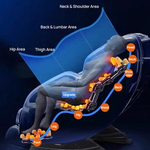 Factory Price 8D Fixed Roller <b>Zero</b> <b>Gravity</b> Chair <b>Recliner</b> Shiatsu Body Foot Chair for Home - Product Image 3