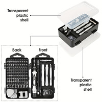 Kit d'Outils Tournevis Manuel Multifonctions 115-en-1 pour Réparation et Démontage de Téléphones Portables, Personnalisable, Usage Domestique et OEM