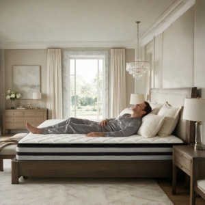 Durable Individual Pocketed Spring <b>Mattress</b> Motion Isolation Bed <b>Mattress</b> for Residential Beds King Size Home - Product Image 1