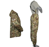 Combinaison GORKA en polaire camouflage DFG01 pour l'extérieur, hiver, chaude, épaisse, résistante, imperméable, pour homme, personnalisable et en stock.