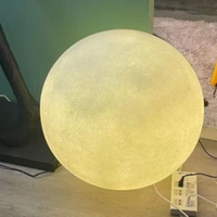 Lampe de sol de style nordique pour hôtel, salle d'exposition, salle de bal, villa, salon, décoration de lanterne de lune de Mars