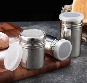 Custom Stainless Steel <b>Spice</b> <b>Jar</b> Dredge Salt Sugar <b>Spice</b> Pepper Shaker Seasoning Can Rotating Cover Multi-purpose Kitchen Tool - Product Image 5