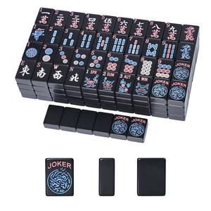 American <b>Mahjong</b> for Family Party Standard Custom Melamine Black American <b>Mahjong</b> Tiles 160 <b>Mahjong</b> Tiles - Product Image 2